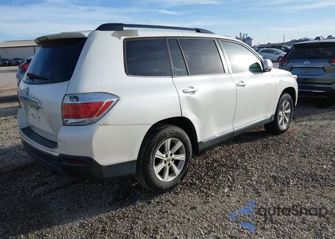 2013 Toyota Highlander Se V6 from USA, damaged, VIN 5TDZK3EHXDS111921